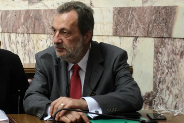 Ο Στρατής Λιαρέλλης σε συνάντηση, μετά την ανακοίνωση λήξης συνεργασίας του με τον Όμιλο Antenna.