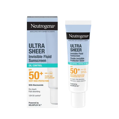 Το Neutrogena Ultra Sheer Invisible Fluid Sunscreen SPF 50+ είναι η απόλυτη beauty τάση για προστασία από τον ήλιο.
