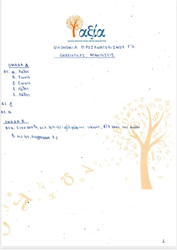 oikonomia 1