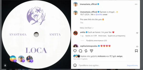 Anitta x Anastasia - IG