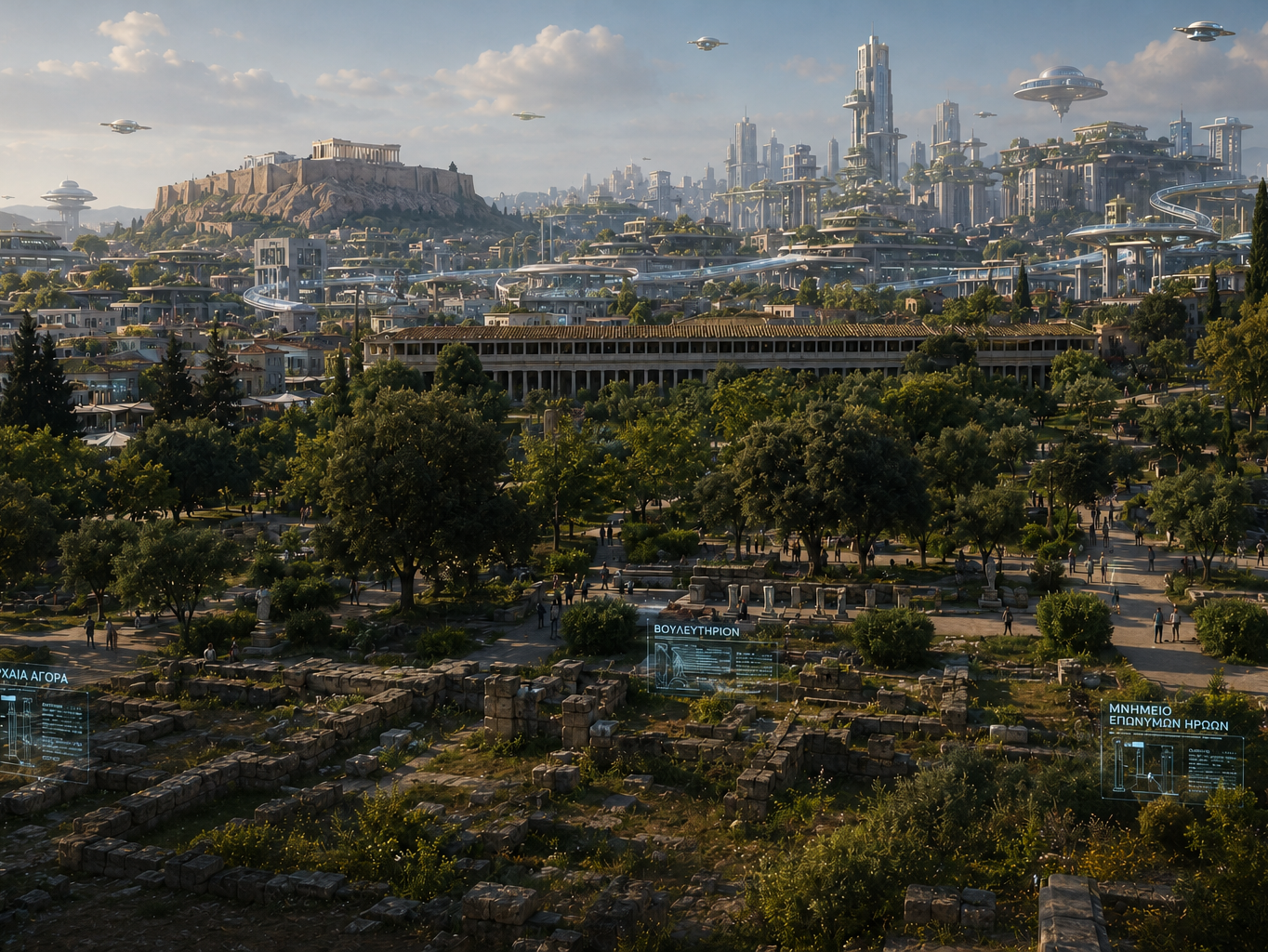 Συνομιλία με ένα λογισμικό – Ένας AI περίπατος στην Αρχαία Αγορά με τον Γιώργο Δρίβα