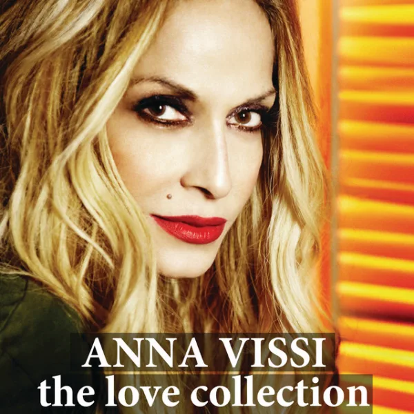 Εξώφυλλο του άλμπουμ The Love Collection με κοντινό πλάνο γυναίκας με ξανθά μαλλιά