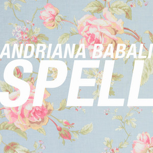Εξώφυλλο με φλοράλ φόντο και τα γράμματα Andriana Babali Spell