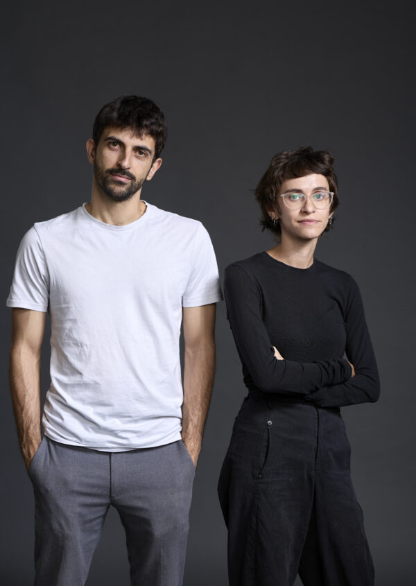 Yuval Abraham & Rachel Szor, film directors. Photographed in London. Photograph by David Levene 1/9/26