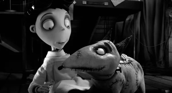"FRANKENWEENIE"   (L-R) VICTOR and SPARKY. 

"Frankenweenie" is a new stop-motion, animated comedy from the creative genius of director Tim Burton.  Presented by Walt Disney Pictures, "Frankenweenie" opens in theaters on October 5, 2012.  

©2012 Disney Enterprises. All Rights Reserved.