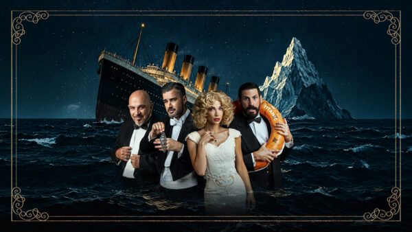 «Παγόβουνο» στο Embassy Theater: Η ξεκαρδιστική κωμωδία που «ανεβάζει» 4 Έλληνες στον Τιτανικό